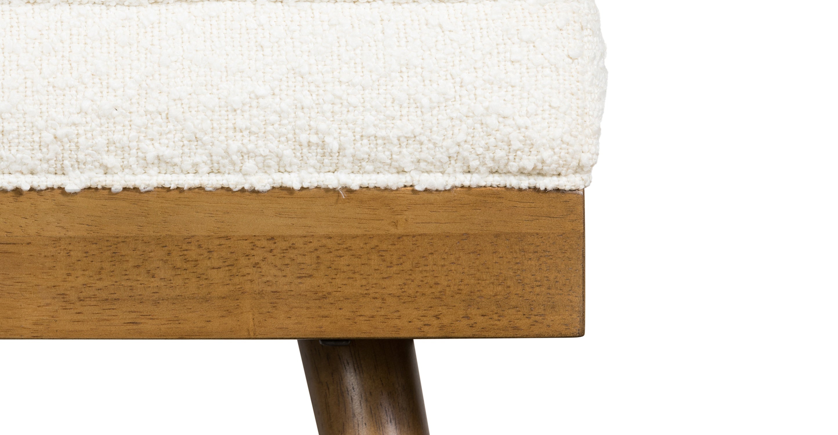 Luca Fabric Bench - Modern Upholstered Storage Ottoman with Removable Cushion | Perfect for Living Room, Bedroom & Entryway Seating & Organization