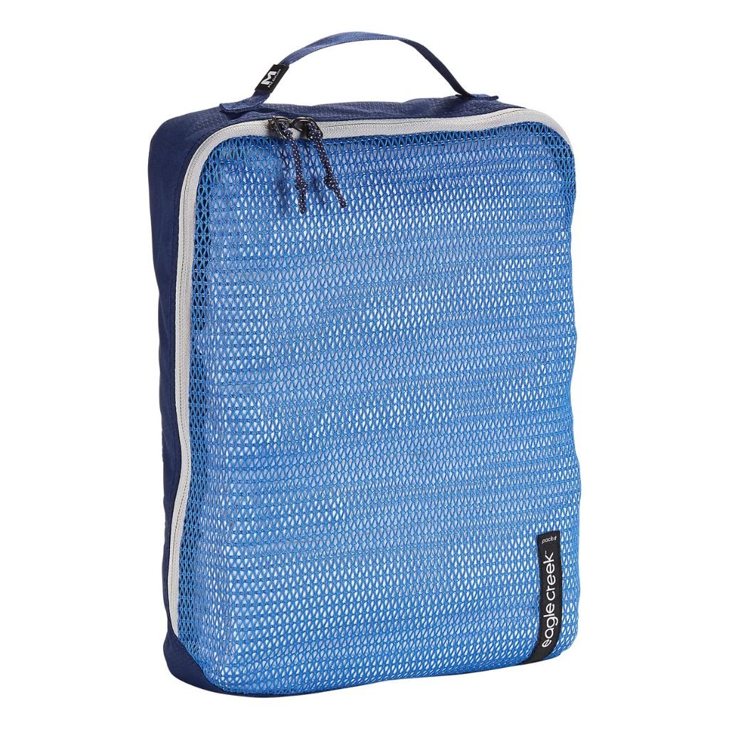 Eagle Creek PACK IT REVEAL Cube Set - XS/S/M Sizes - Aizome Blue & Grey - Perfect for Travel Organizers, Packing Cubes for Suitcases, Backpacks & Carry-On Luggage