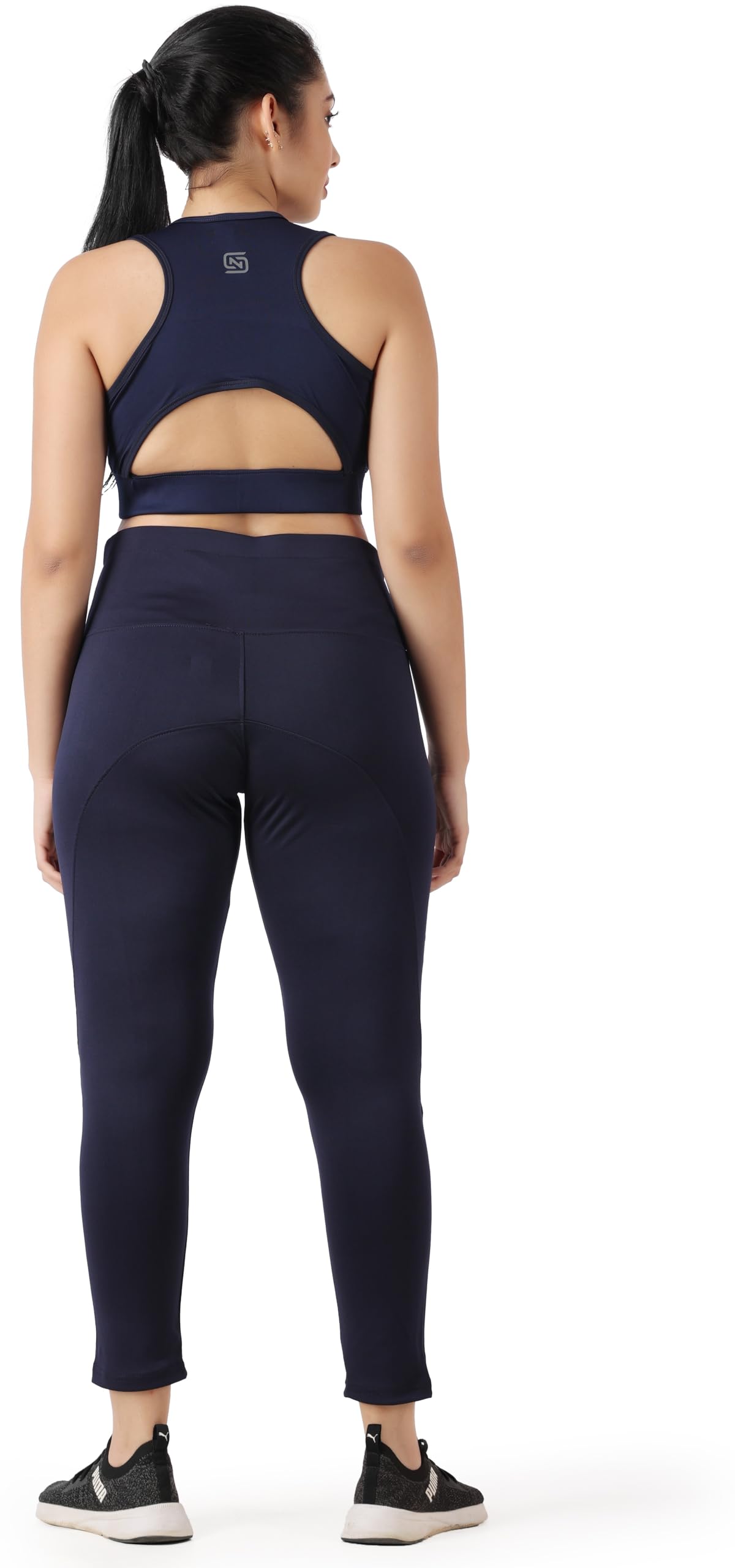 NDLESS SPORTS Women's Workout Set - High Support Sports Bra & High-Waisted Yoga Leggings 2-Piece, Breathable Stretchy Activewear for Gym, Running & Fitness | Perfect for Yoga, Pilates & High-Intensity Training