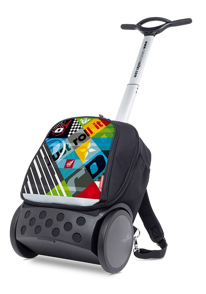 Nikidom Roller UP Trolley School Backpack - Lightweight Wheeled Travel Bag for Kids & Teens - Perfect for School, Travel & Daily Commute