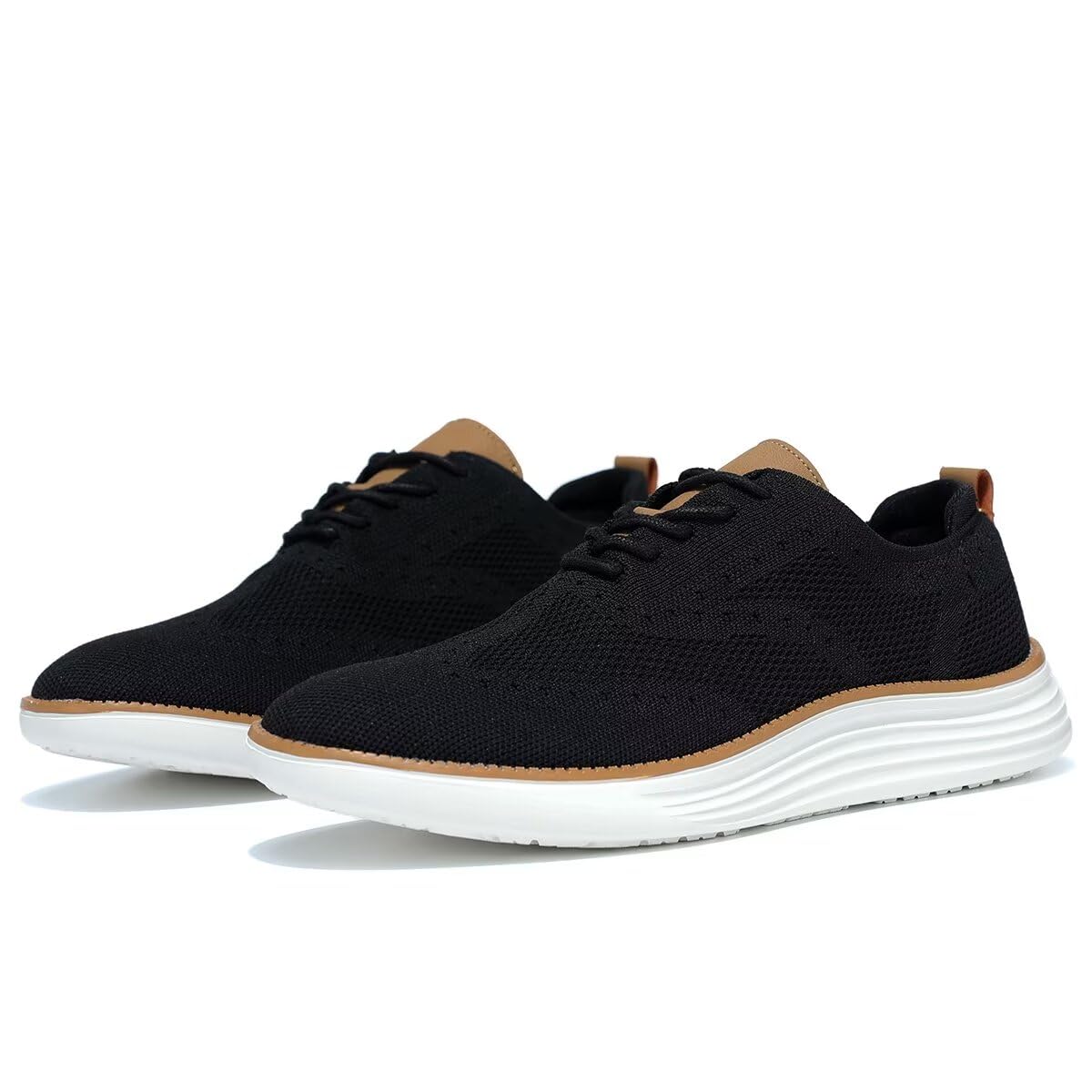 Men's Lightweight Oxford Lace-Up Casual Sneakers - Comfortable Walking Shoes for Work, Travel & Everyday Wear