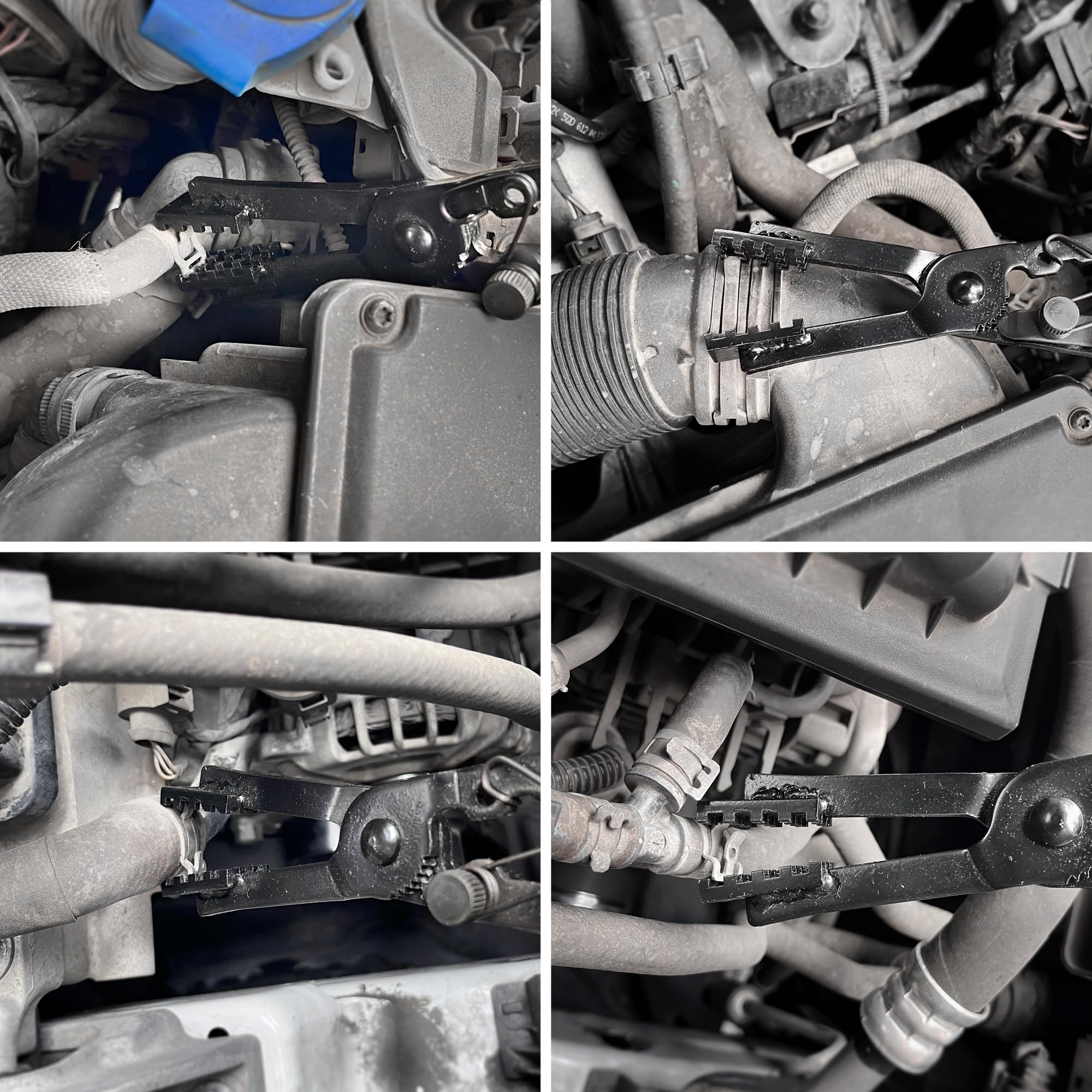 Heavy Duty Hose Clamp Pliers with Lock - Quick Removal for Tight Spaces - Auto Repair Tool