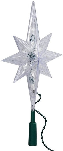 11-Inch Pre-Lit Christmas Tree Topper Star - LED Lighted Bethlehem Star for Holiday Decorations, Perfect for Xmas Trees, Nativity Scenes & Home Festive Decor