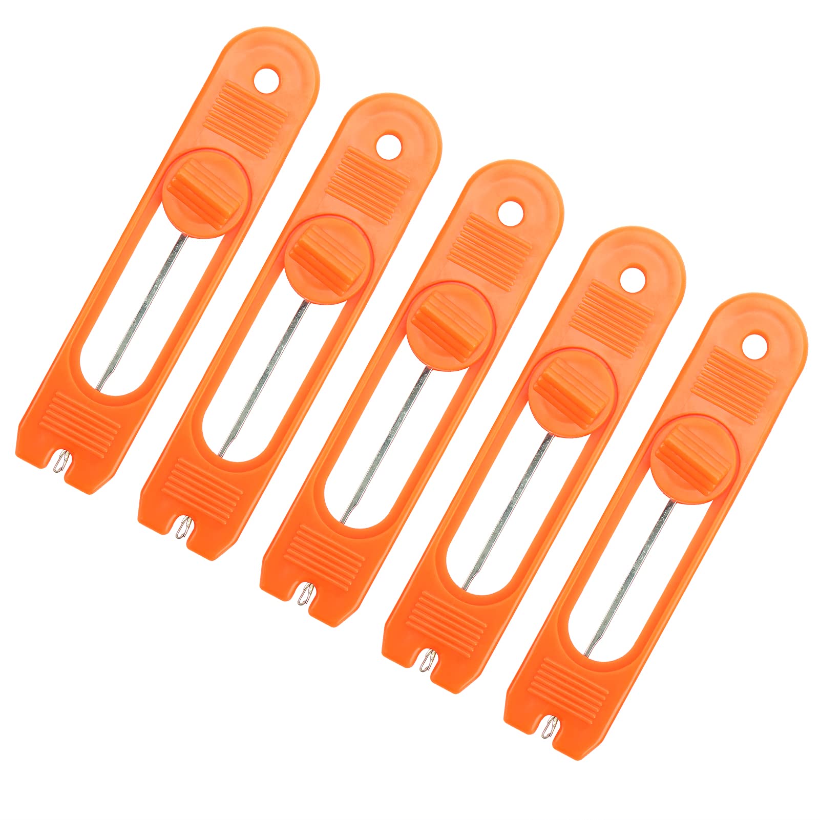 Shanrya Bait Drill Hook Set - 5PCS Stainless Steel Fishing Needles for Freshwater & Saltwater Fishing - Perfect for Ice Fishing, Bait Rigging, and Outdoor Angling Adventures