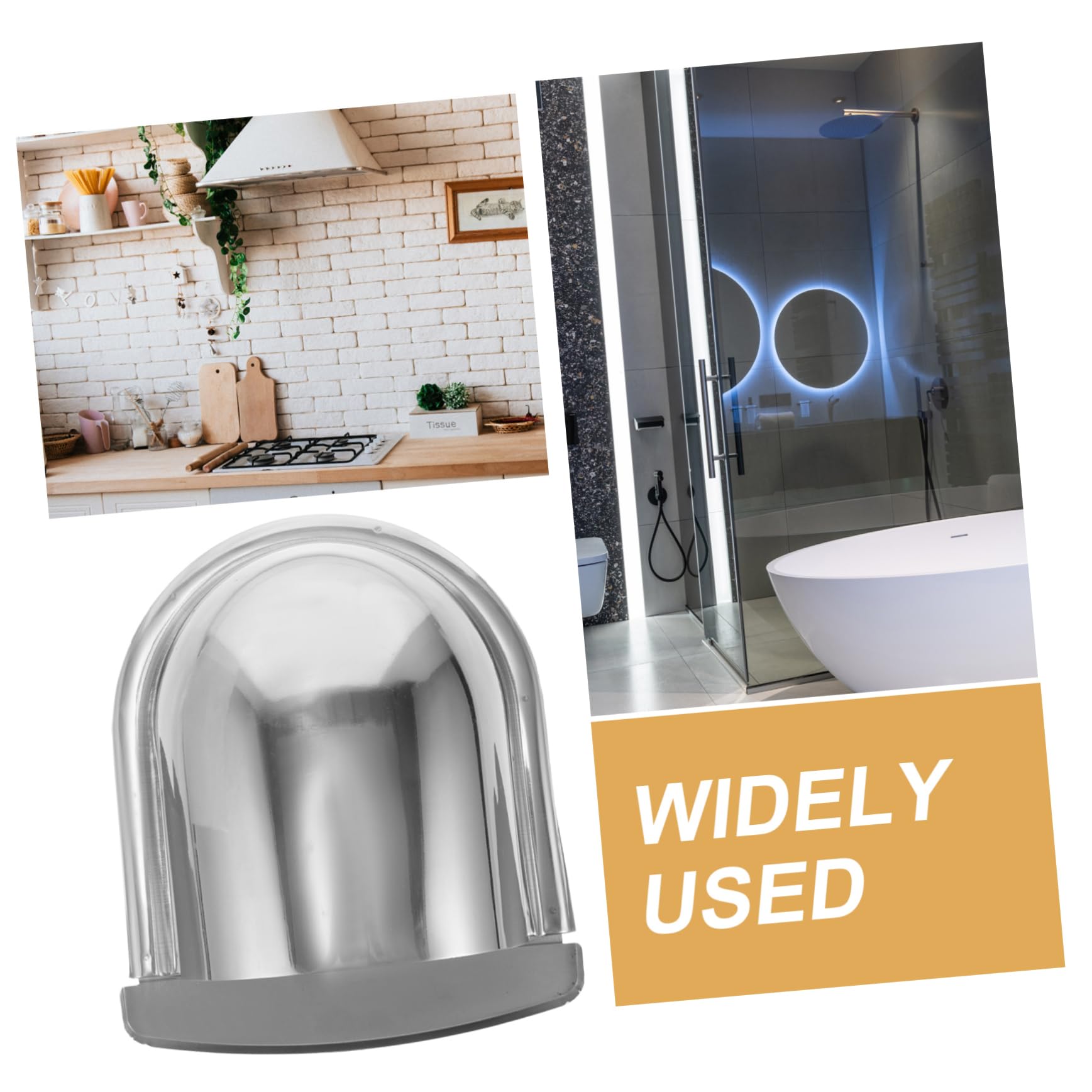 201 Stainless Steel Chimney Rain Cap - Weatherproof Roof Vent Cover for Oil Exhaust & Outdoor Protection | Perfect for Homes, Cabins & RV Chimneys