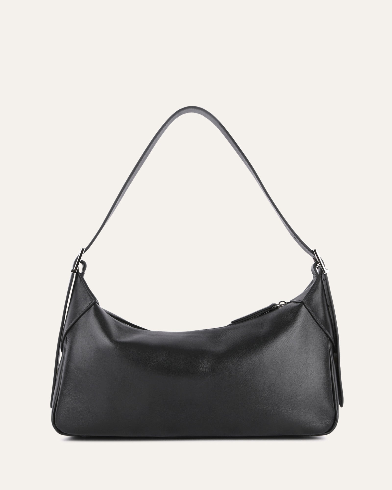 FLORENCE Black Leather Shoulder Bag for Women - Stylish & Durable Crossbody Purse - Perfect for Work, Travel & Everyday Use