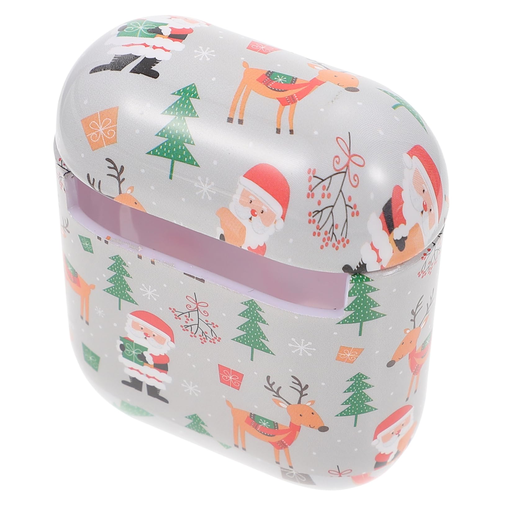 Gadpiparty Christmas Themed Headphone Case - Protective Hard Shell Earphone Organizer for Over-Ear Headphones, Portable Charger Storage | Perfect for Holiday Travel, Office Use & Headset Protection