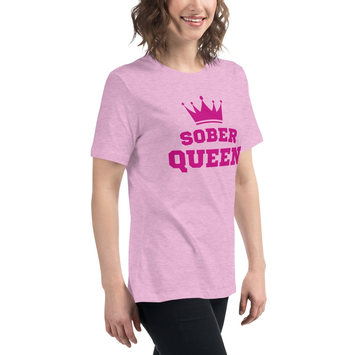 Sober Queen T-Shirt for Women - Funny Motivational Tee - Perfect for Recovery, Sobriety & AA Meetings