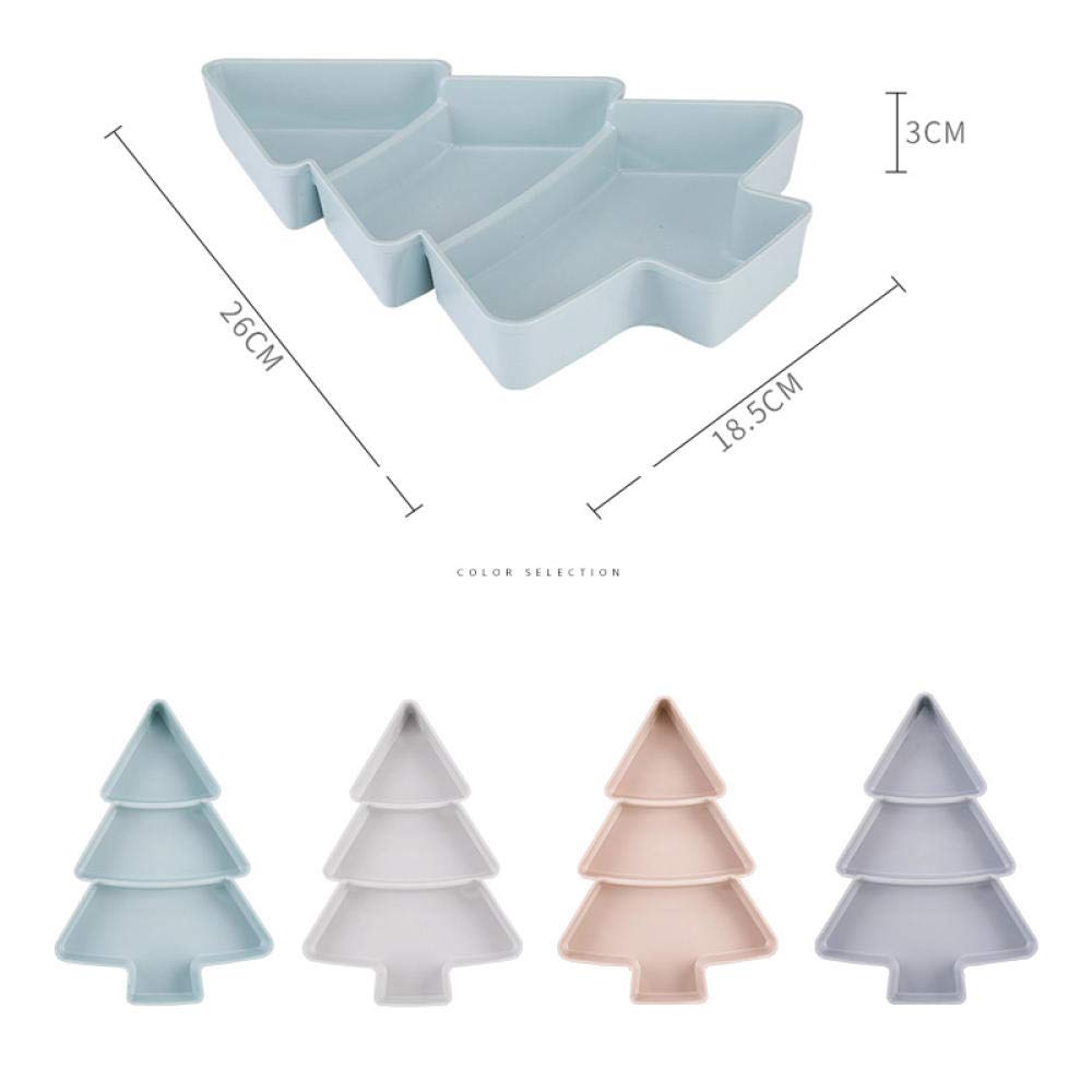 Creative Christmas Tree Shaped Candy Snacks - Assorted Nuts, Seeds & Dried Fruits - White Ceramic Fruit Dish - Perfect for Holiday Parties, Gift Giving & Festive Decor