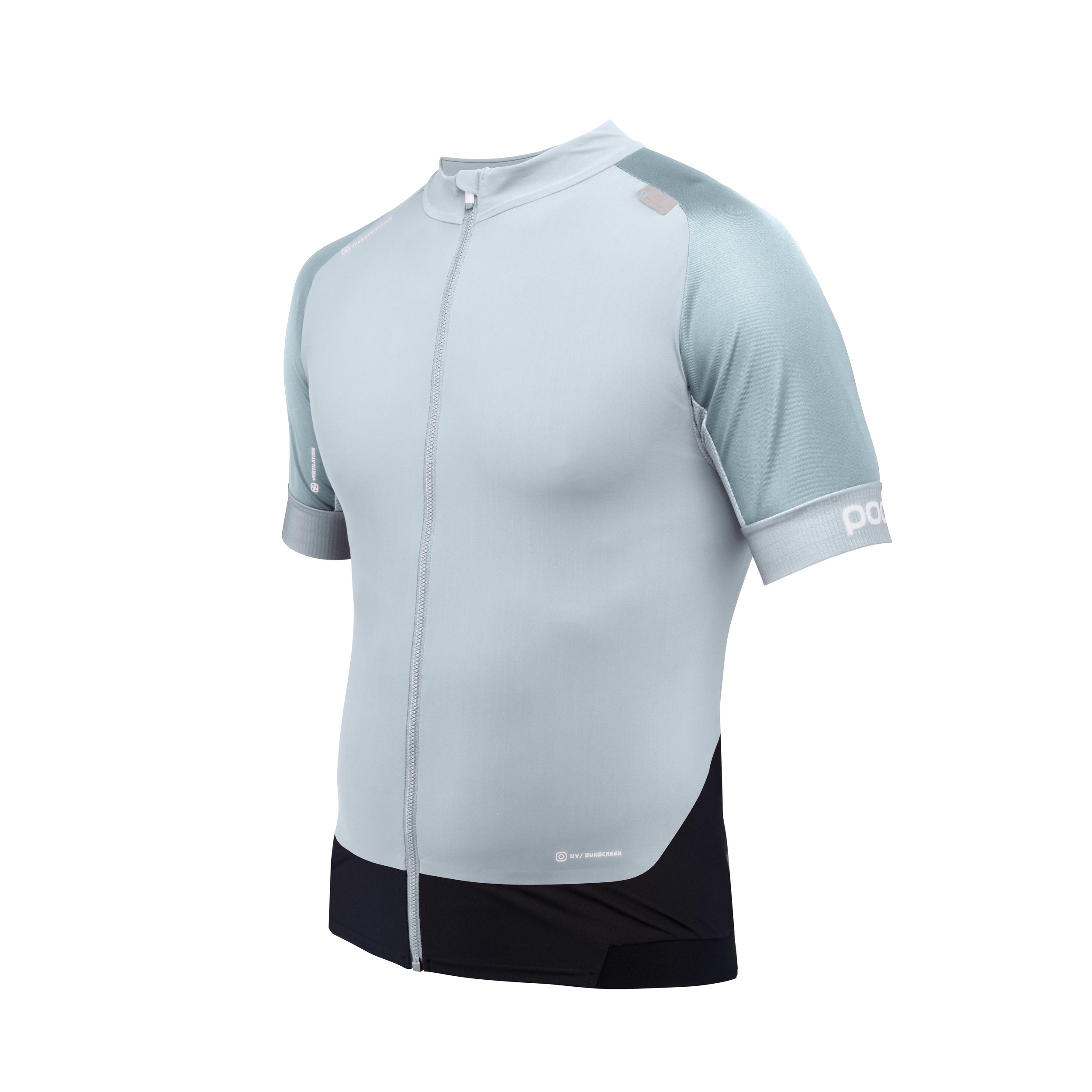 POC Resistance Pro XC Zip Tee Fenestrane Blue - Men's Mountain Bike Jersey, Moisture-Wicking & Breathable for Cycling & Outdoor Sports - Size M