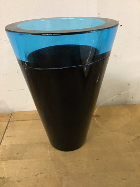 9 Sasaki Blue Vase - Handcrafted Ceramic Home Decor for Living Room, Dining Table & Wedding Centerpiece