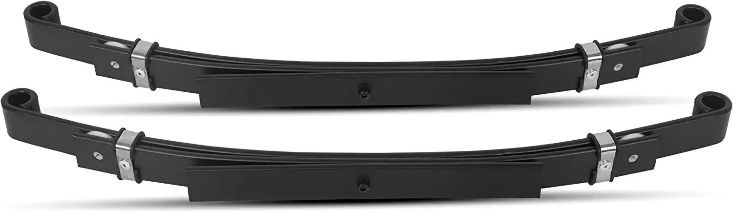 ECOTRIC Rear Back Flip Seat Kit & Rear Leaf Springs for 1982-2000 Club Car DS Electric Golf Carts - Compatible with Grab Bar & Roof Support (2-Piece Set) - Perfect for Golf Course Upgrades & Outdoor Leisure Rides