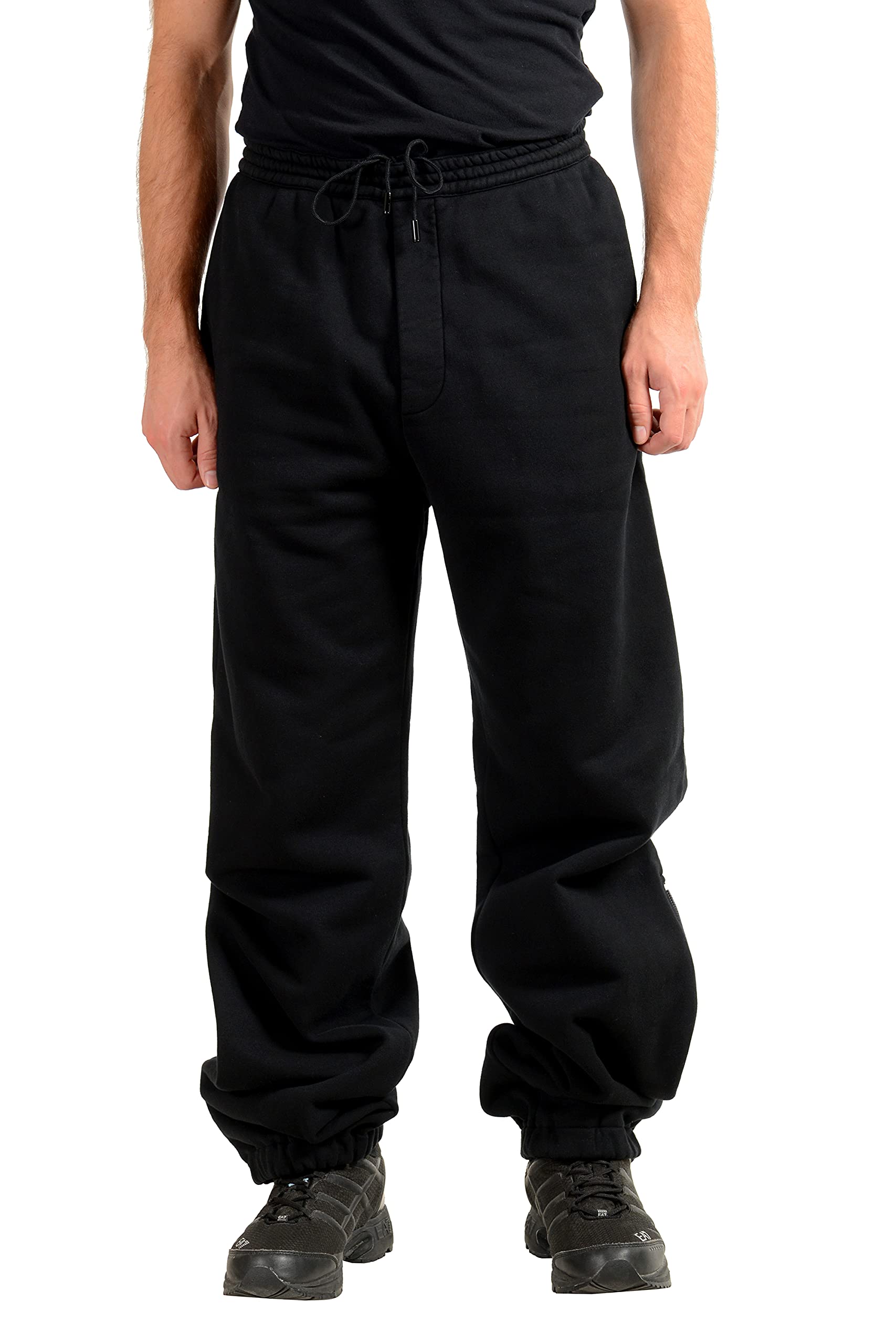DSQUARED2 Men's Black Sweatpants - Slim Fit Joggers with 