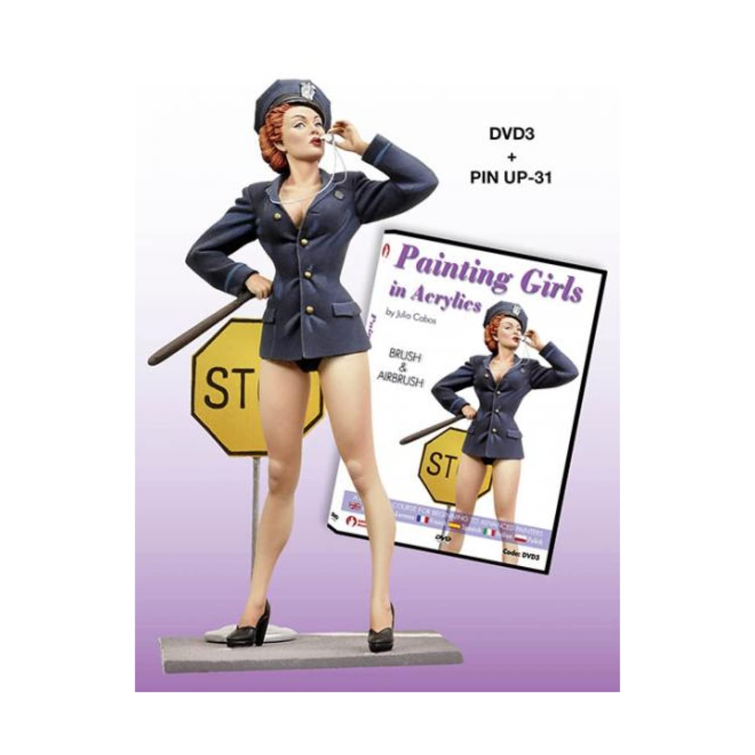 TAMIYA Acrylic Painting Kit for Anime Girls with Figure - Perfect for Model Painting, DIY Art Projects & Anime Collectors