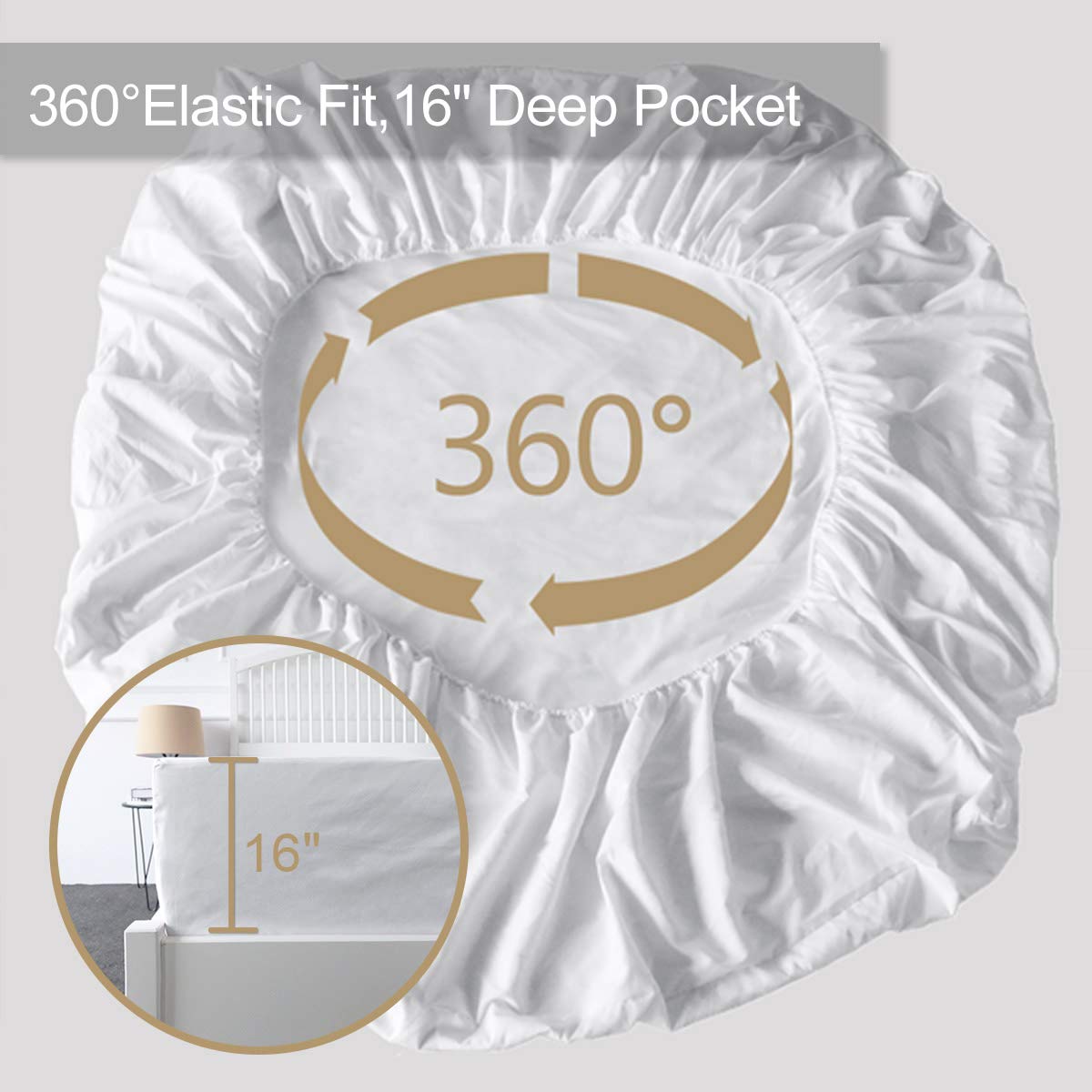 Sleepwish 4-Piece Queen Size Moon & Stars Astrology Printed Bed Sheet Set - Teal, Yellow & Pink Celestial Pattern Bedding (Includes 1 Flat Sheet, 1 Fitted Sheet, 2 Pillow Shams) | Soft & Breathable for Comfortable Sleep | Perfect for Teens, Adults & Astrology Lovers Bedrooms