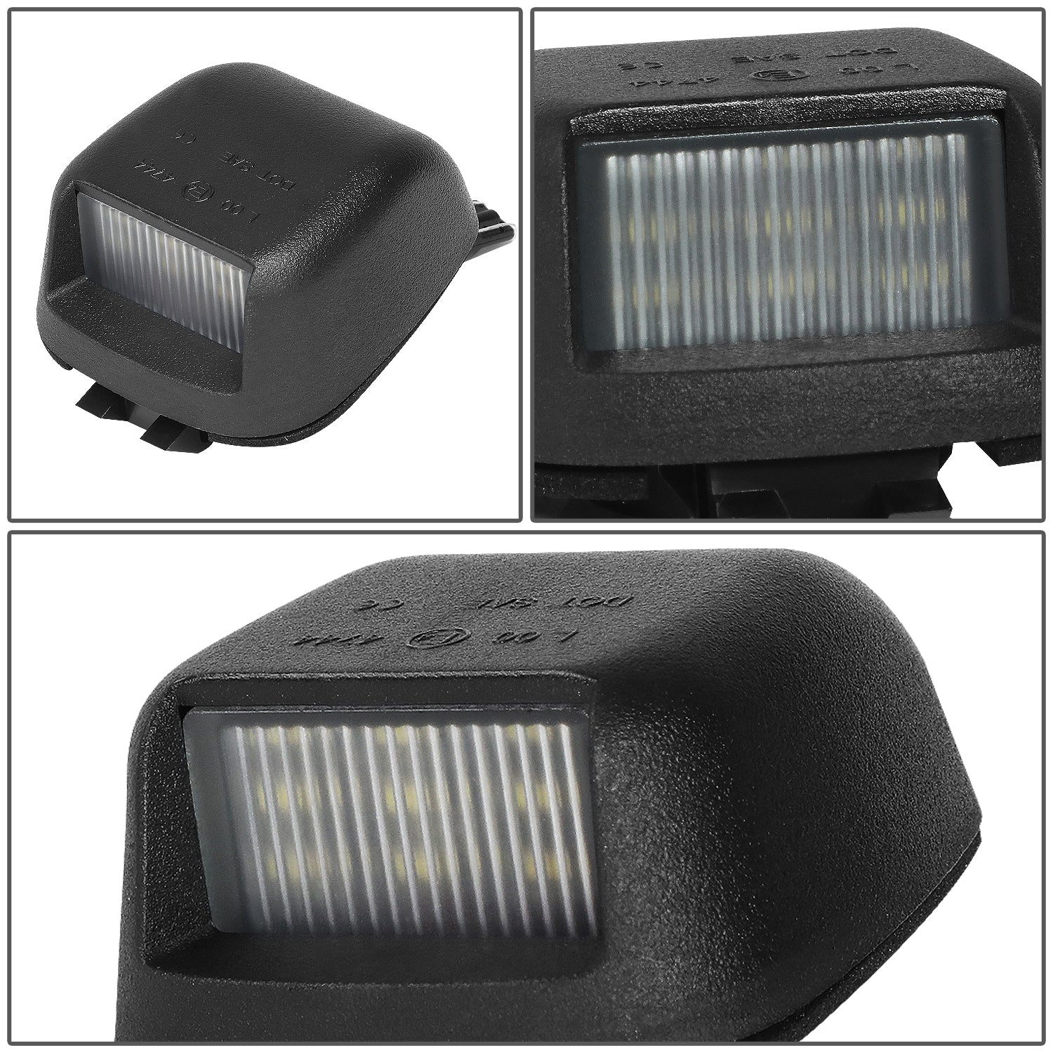07-19 Nissan Frontier & 08-15 Armada White LED License Plate Lights - Bright, Durable & Easy Installation for Enhanced Night Visibility & Style