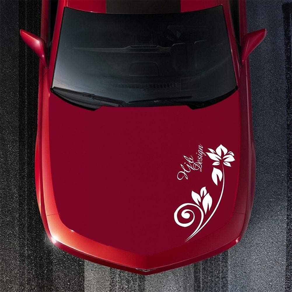 Butterfly & Floral Car Decals - Universal Waterproof Vinyl Stickers for Car Side Body, Hood & Windows | DIY Decoration for Women | Perfect for Customizing Sedans, SUVs & Trucks