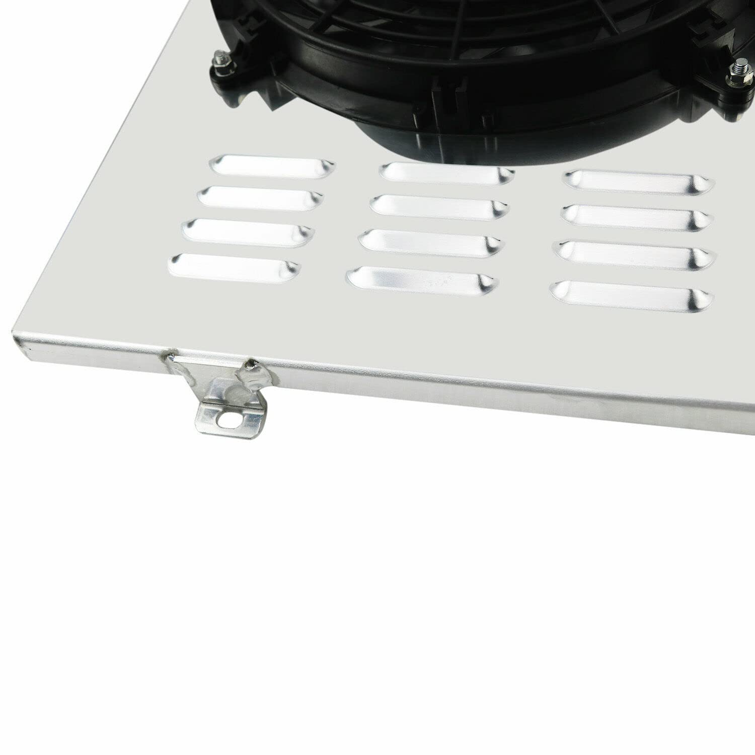 High-Performance Aluminum Radiator Fan Shroud for 1971-1990 Buick, Chevy Chevelle, Impala, Caprice, Malibu, C10-C30, K10-K30, Suburban, GMC, Cadillac, Plymouth, Pontiac, El Camino V8 - Perfect for Engine Cooling & Restoration Projects