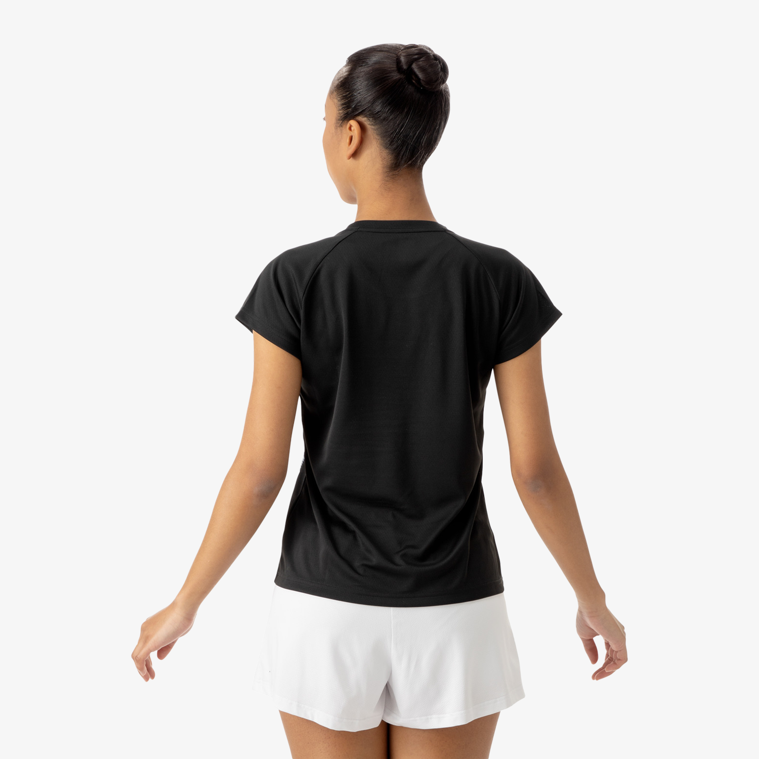 Yonex Women's Tennis Shirt 16699 - Breathable Quick-Dry Performance Top for Women's Sports & Training (Black) | Perfect for Tennis, Gym Workouts & Outdoor Activities