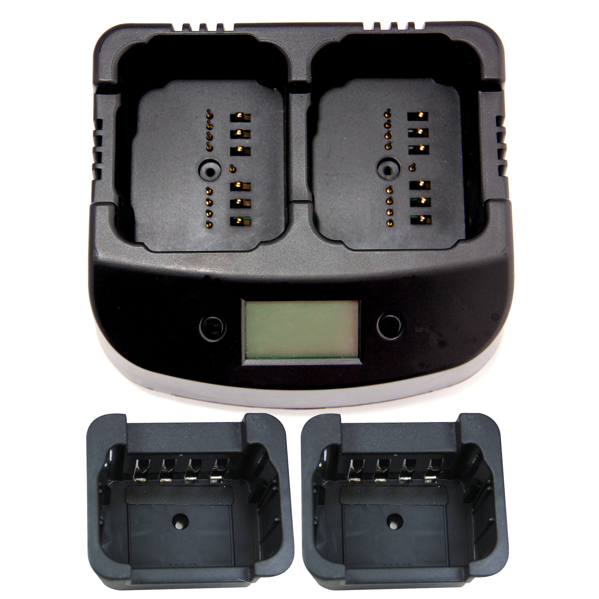 Dual Battery Charger for MOTOROLA Two Way Radios - Fast Charging Station for CP200, XPR Series - Perfect for Business, Security & Outdoor Communication