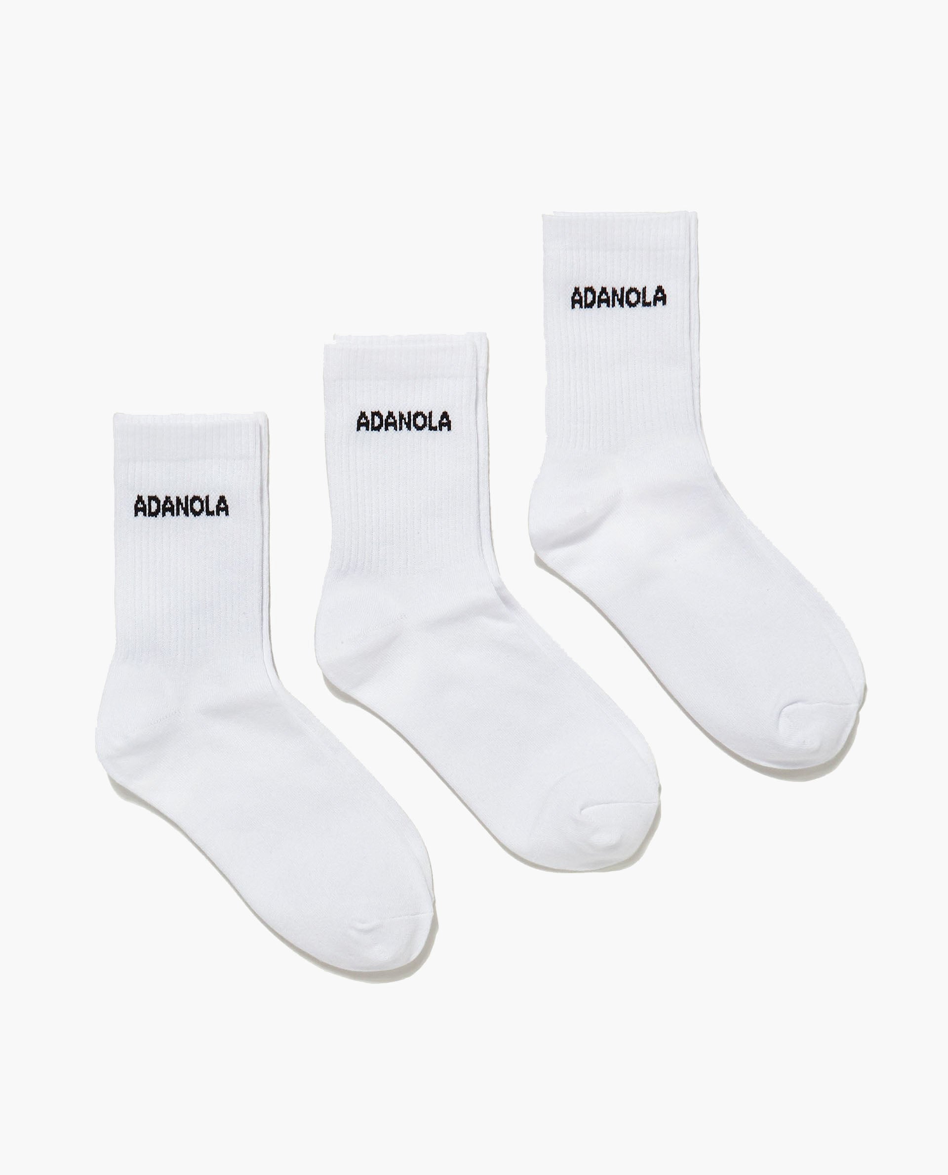 3 Pack White Cotton Crew Socks for Men & Women - Soft & Comfortable Everyday Wear for Work, Gym, and Casual Outfits