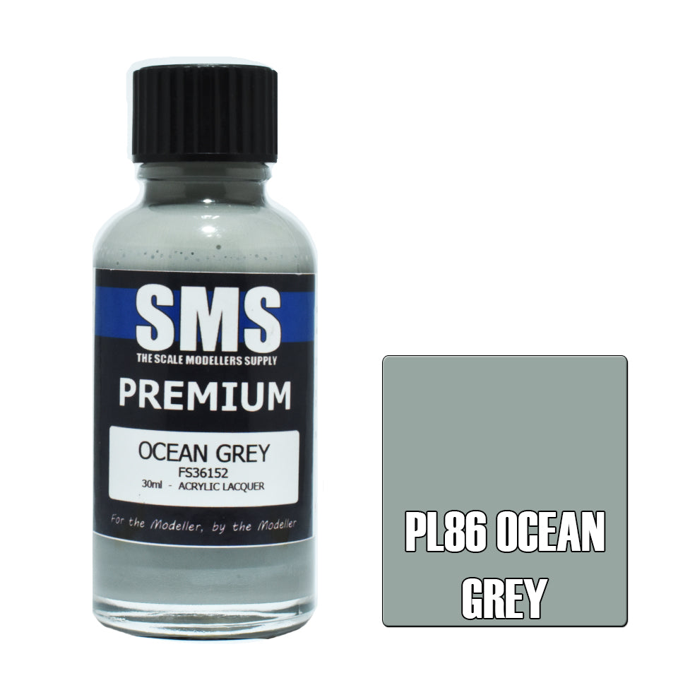 Premium 30ML Ocean Grey Acrylic Airbrush Paint for Scale Modelers - High-Quality Lacquer for Miniatures, Dioramas & Hobby Crafting