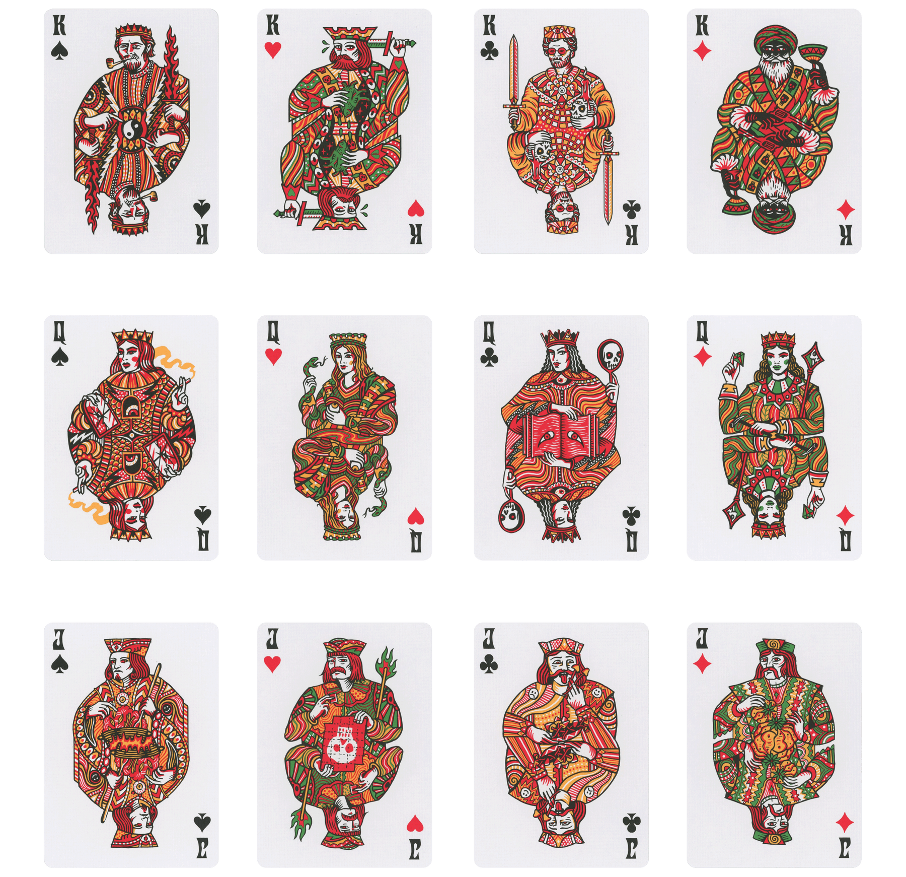 Psychonauts Themed Playing Cards - Premium Red Deck for Card Games, Magic Tricks & Collectors | Perfect for Poker, Blackjack & Game Nights