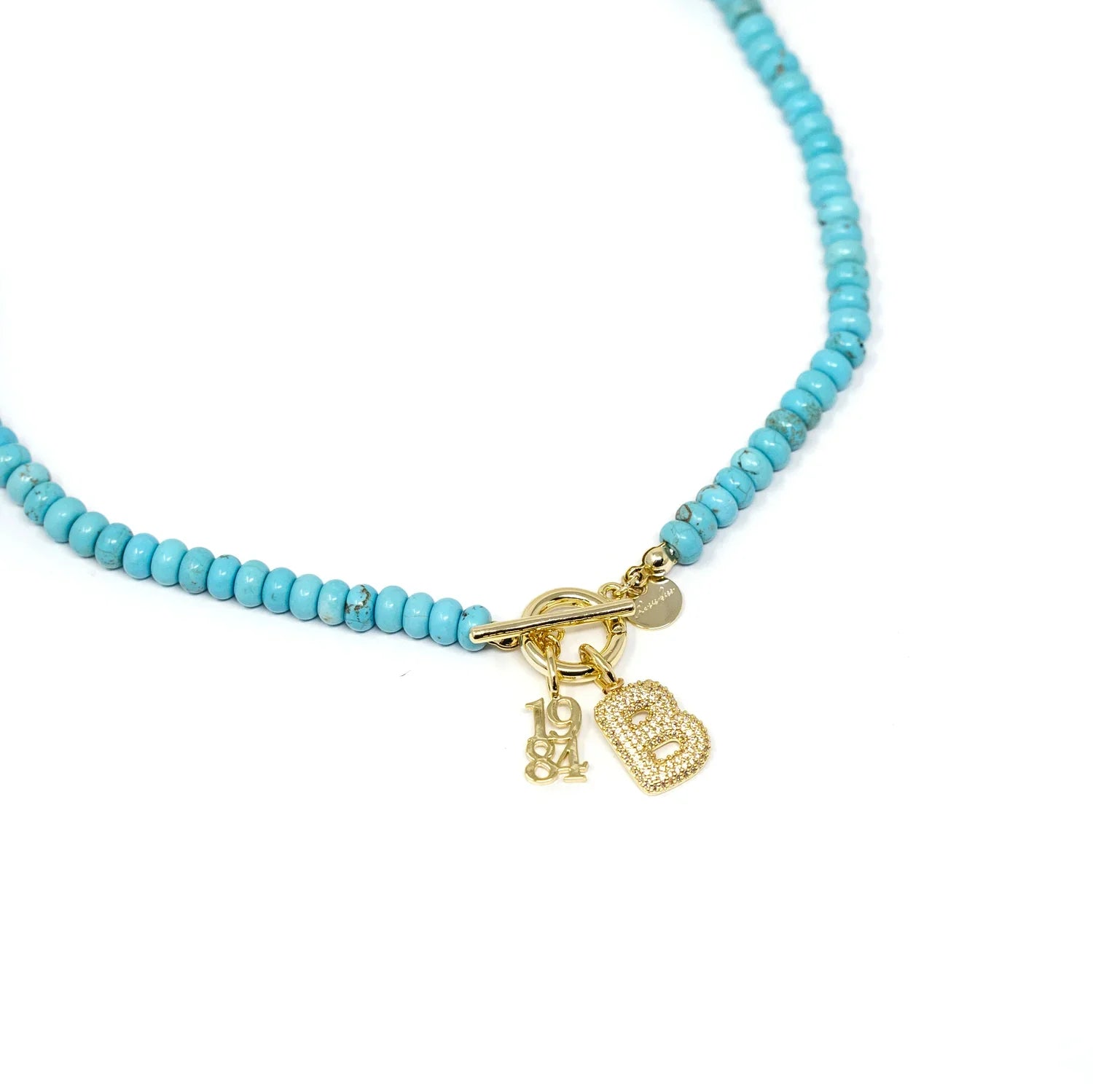 PREORDER: Personalized Bubble Letter Initial Charm - Custom Name Necklace for Women & Girls - Perfect for Birthdays, Anniversaries & Gifts