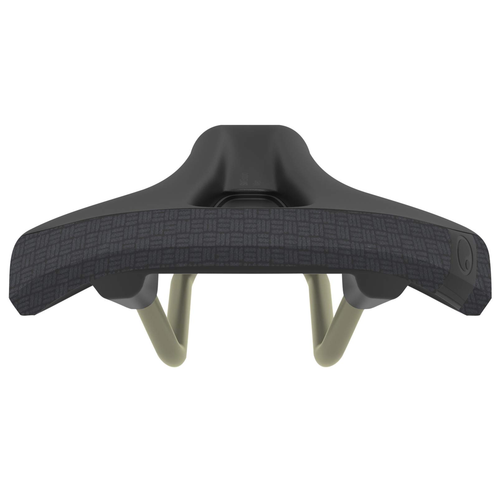 Ergon SM Enduro Pro Bike Saddle - Men's Mountain Biking Comfort Seat, Small/Medium Size, Stealth Black - Perfect for Trail Riding & Enduro Cycling
