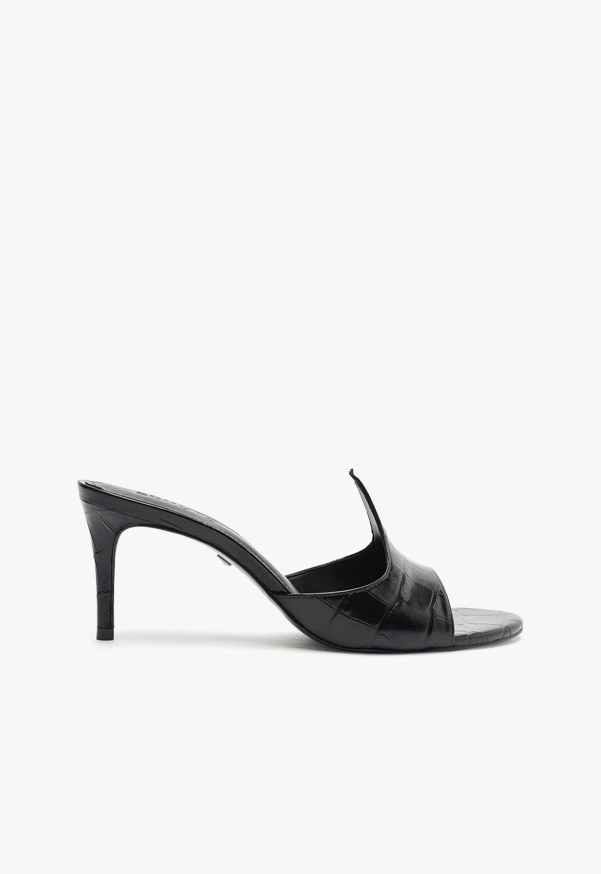 Carlie Mule Patent Leather Sandals for Women - Comfortable Slip-On Dress Shoes for Work, Office & Casual Outfits | Shiny Pointed Toe Loafers with Low Heel