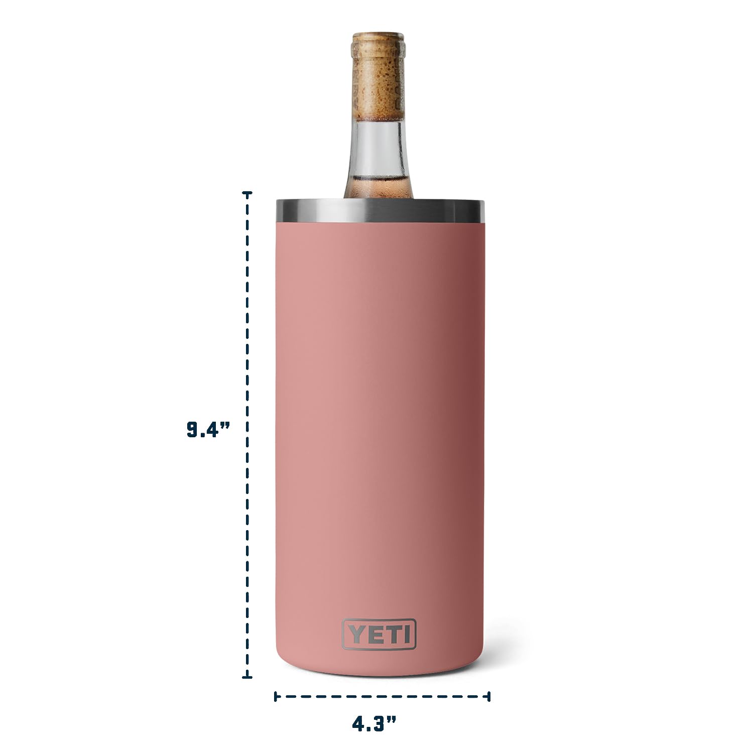 YETI Rambler Wine Chiller - Insulated Stainless Steel Wine Bottle Cooler for White & Red Wine | Perfect for Picnics, Beach Days & Outdoor Parties