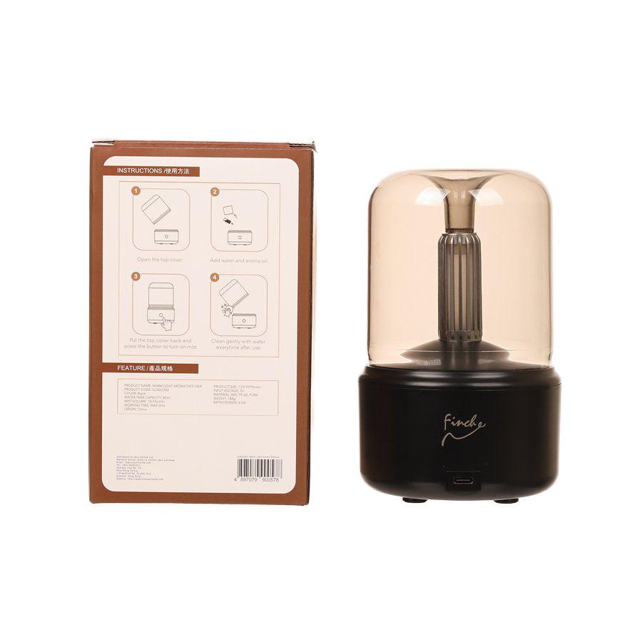 SINO CENTRAL Ultrasonic Essential Oil Diffuser - 300ml Aromatherapy Humidifier with Warm LED Light, 7 Color Changing Mood Lights for Home, Office, Yoga & Spa Relaxation