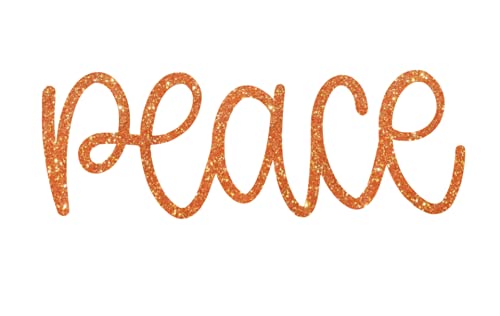 Orange Glitter