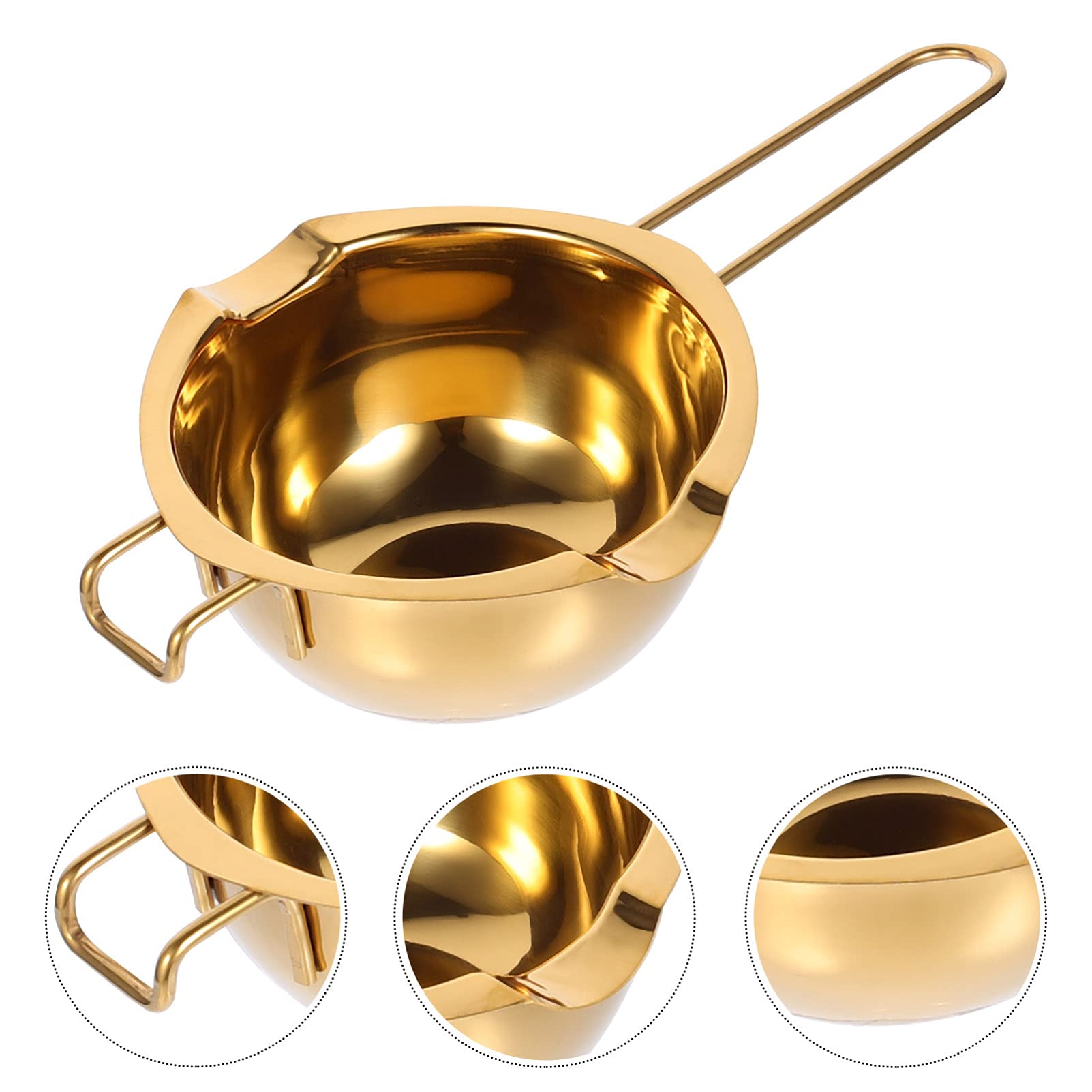 DOITOOL Stainless Steel Cheese & Chocolate Melting Pot - Double Boiler for Butter, Candy, Candle Making - Perfect for Fondue Parties, Dessert Buffets & DIY Kitchen Creations