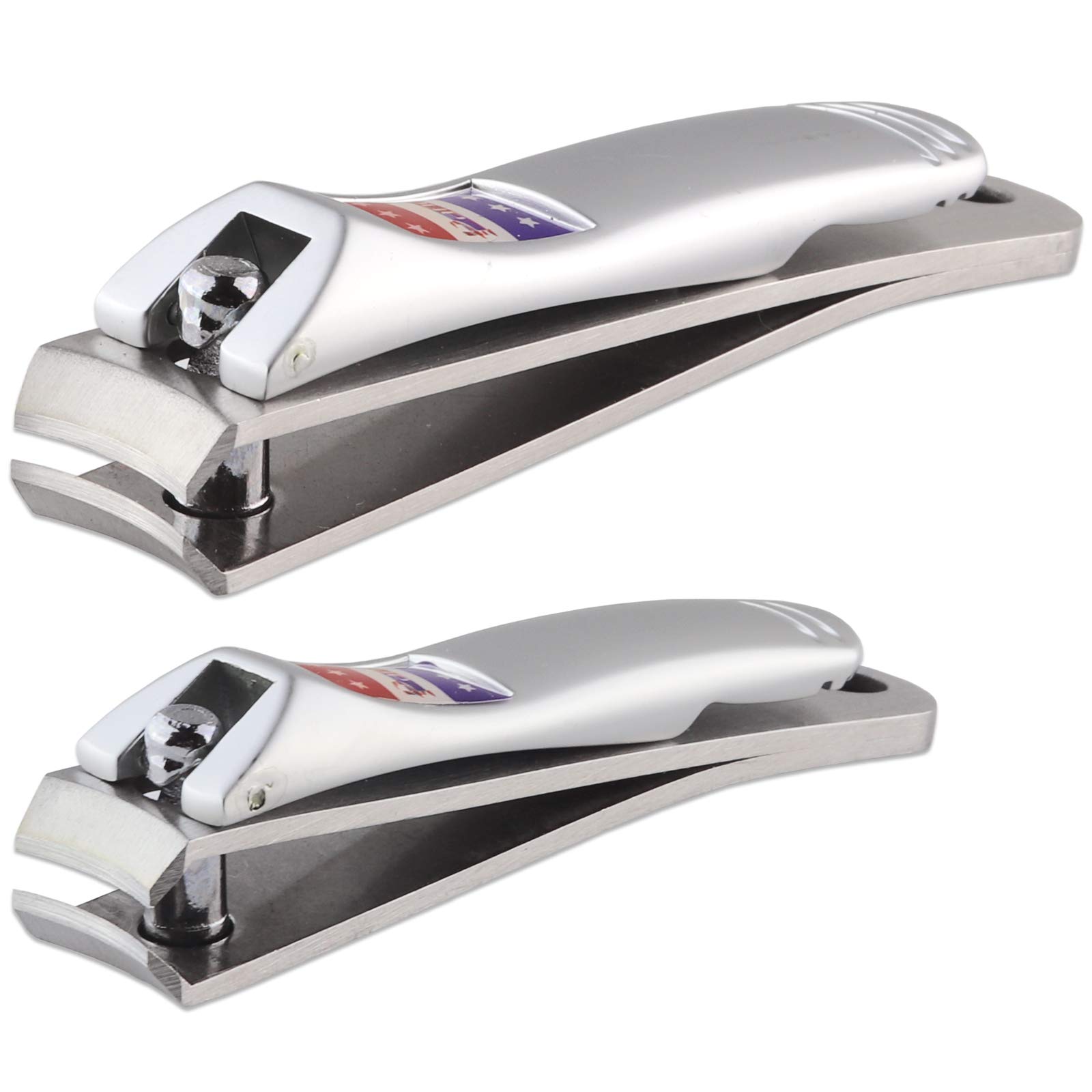 Premium Stainless Steel Nail Clippers Set - Sharp Professional Grade Pana Nail Clipper for Fingers & Toes - Ergonomic Luxury Nail Care Tool for Home, Travel & Grooming Kit