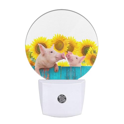 Pink Pig Smiling Eyes