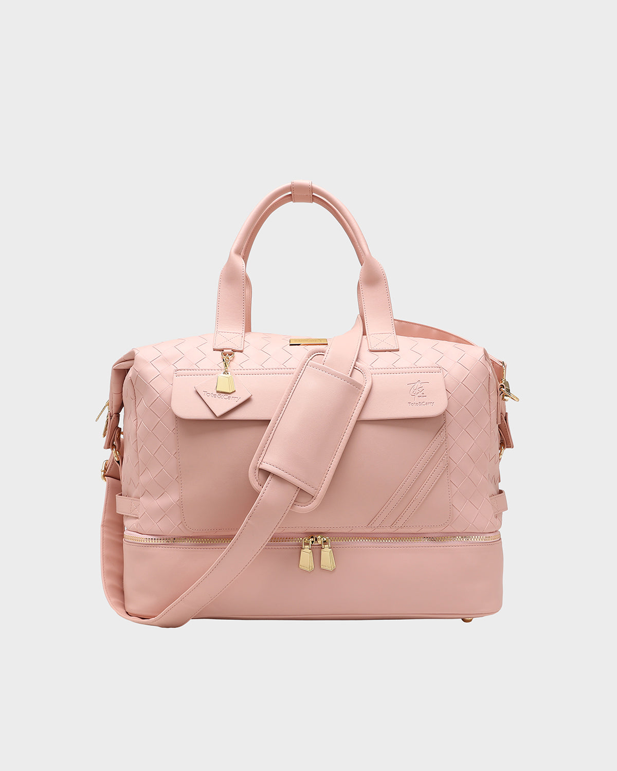 Pink Duffle Bag for Women - Stylish Travel Duffel, Gym Bag & Weekend Getaway Carryall - Perfect for Sports, Workouts & Overnight Trips