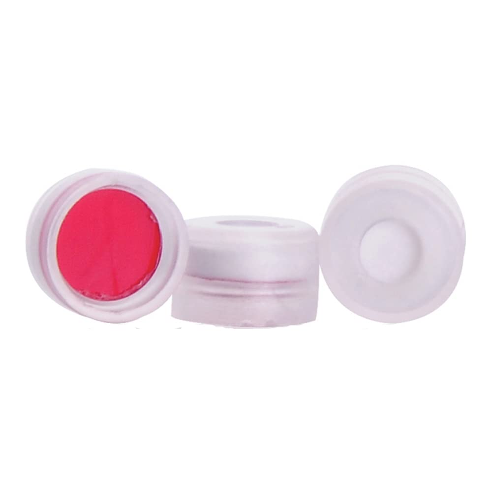 07-0070N-300 µL Microplates Component Kit with Conical Insert - Natural Cap & PTFE/Silicone Septa - Clear 500µL (100-Pack) - Ideal for PCR, Sample Storage & Lab Automation