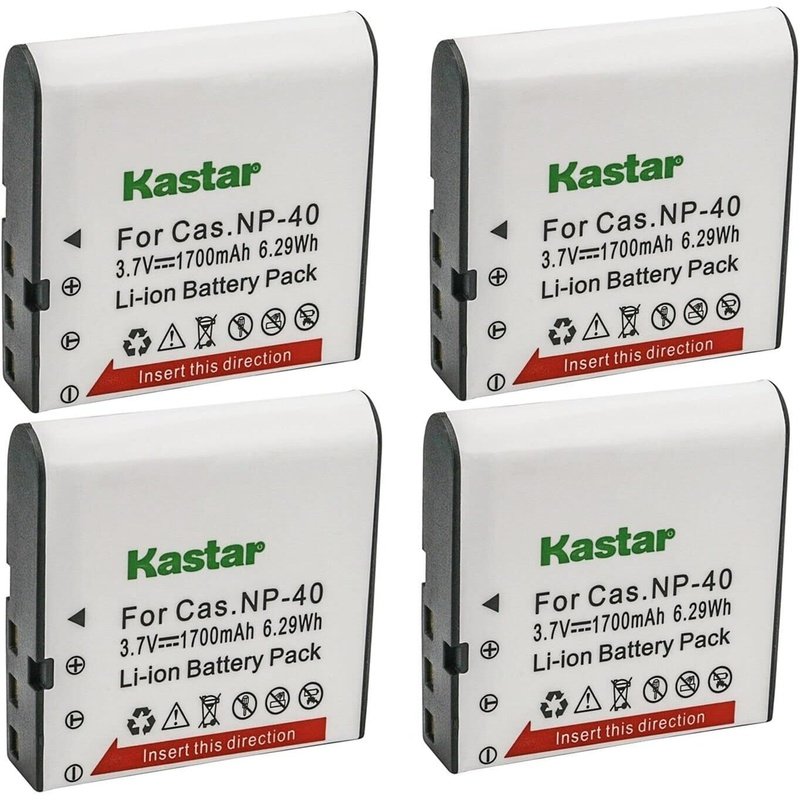 Kastar NP 40 Replacement Battery for Minolta Cameras | Compatible with Maxxum, Dynax & Alpha Models | Perfect for Travel & Professional Photography