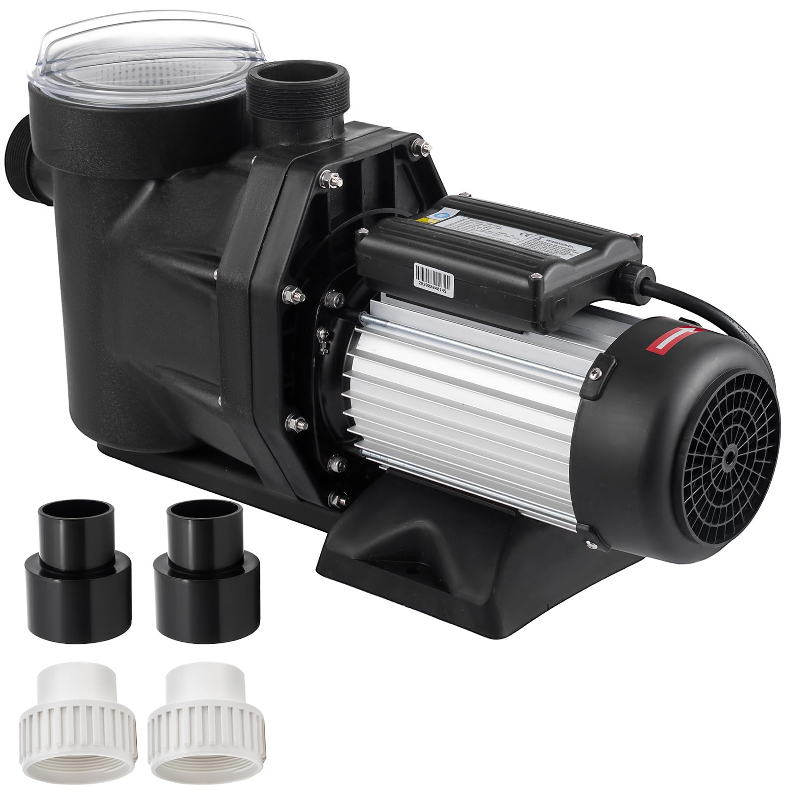 2.5HP High-Performance Pool Pump 8880 GPH | Self-Priming 110V Swimming Pool Pump | 1850W Single Speed for In-Ground & Above Ground Pools | Ideal for Spas, Hot Tubs, Fountains & Water Circulation Systems | Perfect for Backyard, Residential & Commercial Pool Maintenance