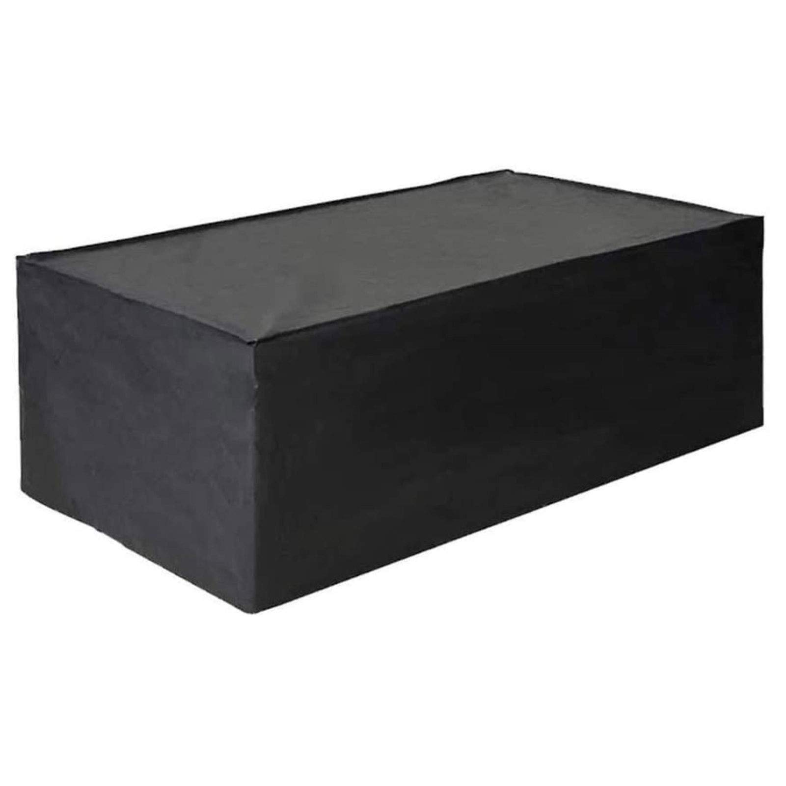 Waterproof Garden Furniture Cover 325x208x58cm - Heavy Duty Oxford Fabric Patio Table Protector for Outdoor Use, Black - Perfect for Patio, Deck, and Backyard Furniture Protection