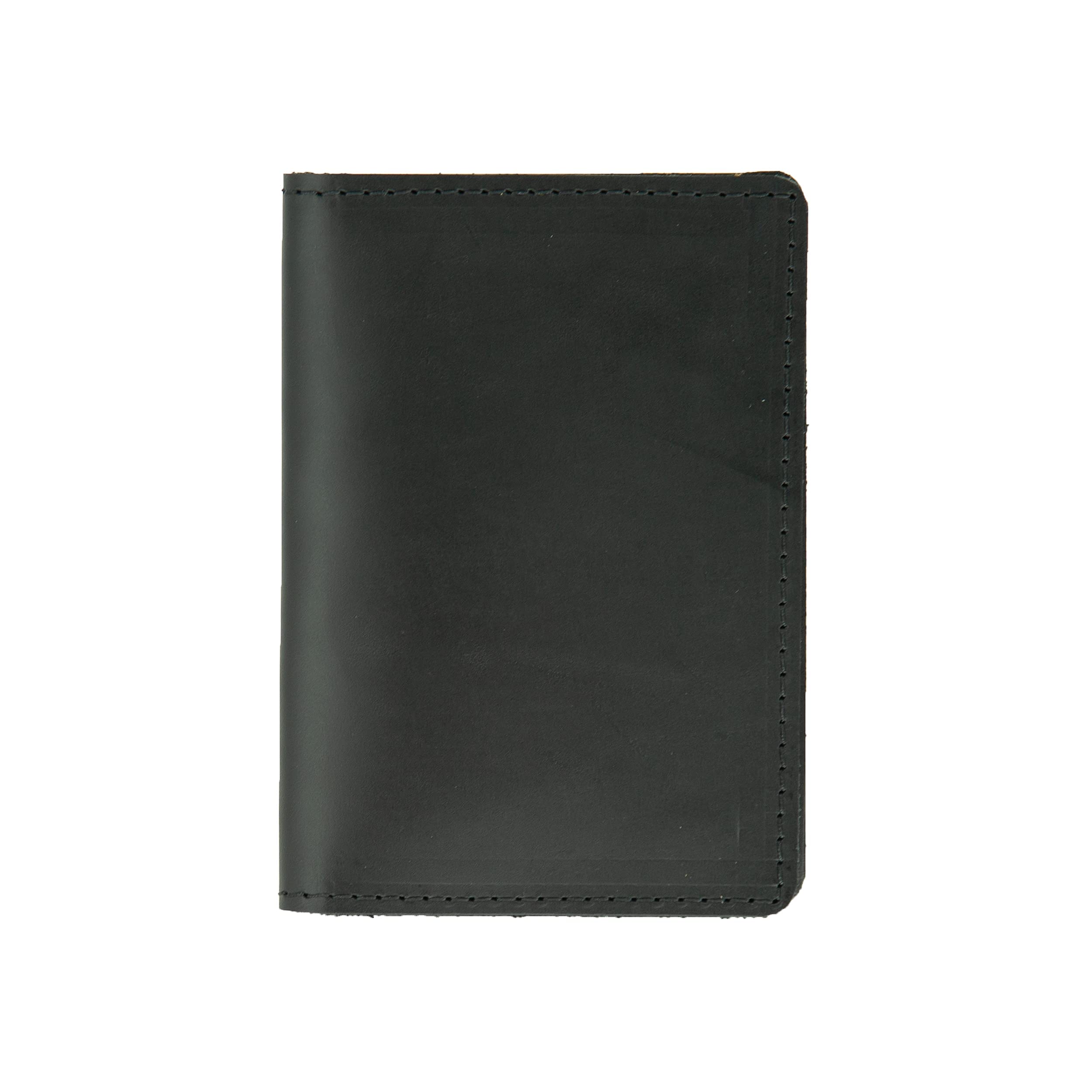 Genuine Leather Passport & Vaccine Card Holder - RFID Blocking Travel Organizer for Vaccination Records | Perfect for Airports, Business Trips & International Travel (Black)