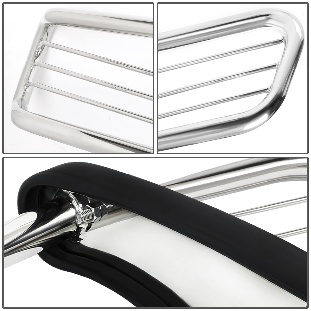 06-10 Jeep Commander Stainless Steel Brush Grille Guard - Heavy Duty Off-Road Protection for Adventure & Trail Riding