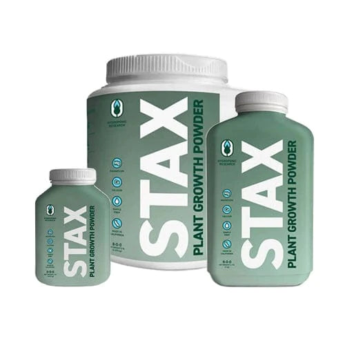 Veg + Bloom Stax Plant Growth Powder - Organic Nutrient Boost for Hydroponics & Indoor Gardening | Enhances Flowering & Vegetative Growth