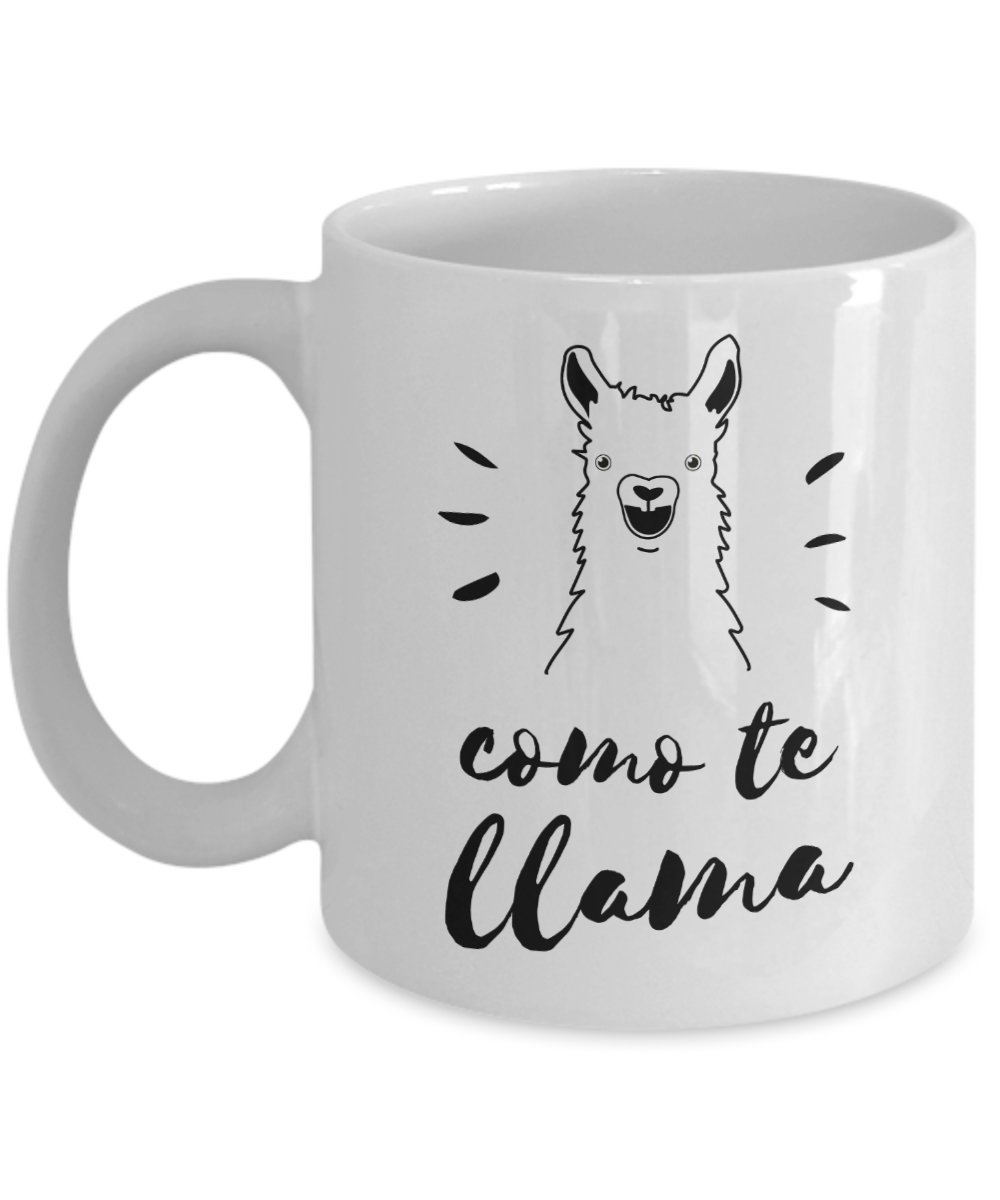Como te Llamas Mug - Funny Spanish Coffee Cup - Unique Birthday Gift for Friends & Family - Perfect for Office, Home & Gifts