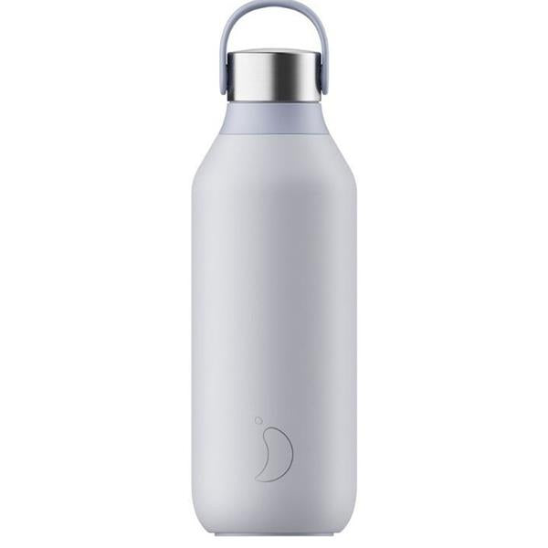 Chilly's Series 2 500ml Insulated Stainless Steel Water Bottle - Granite Grey | Leakproof & BPA-Free | Perfect for Gym, Hiking & Everyday Hydration