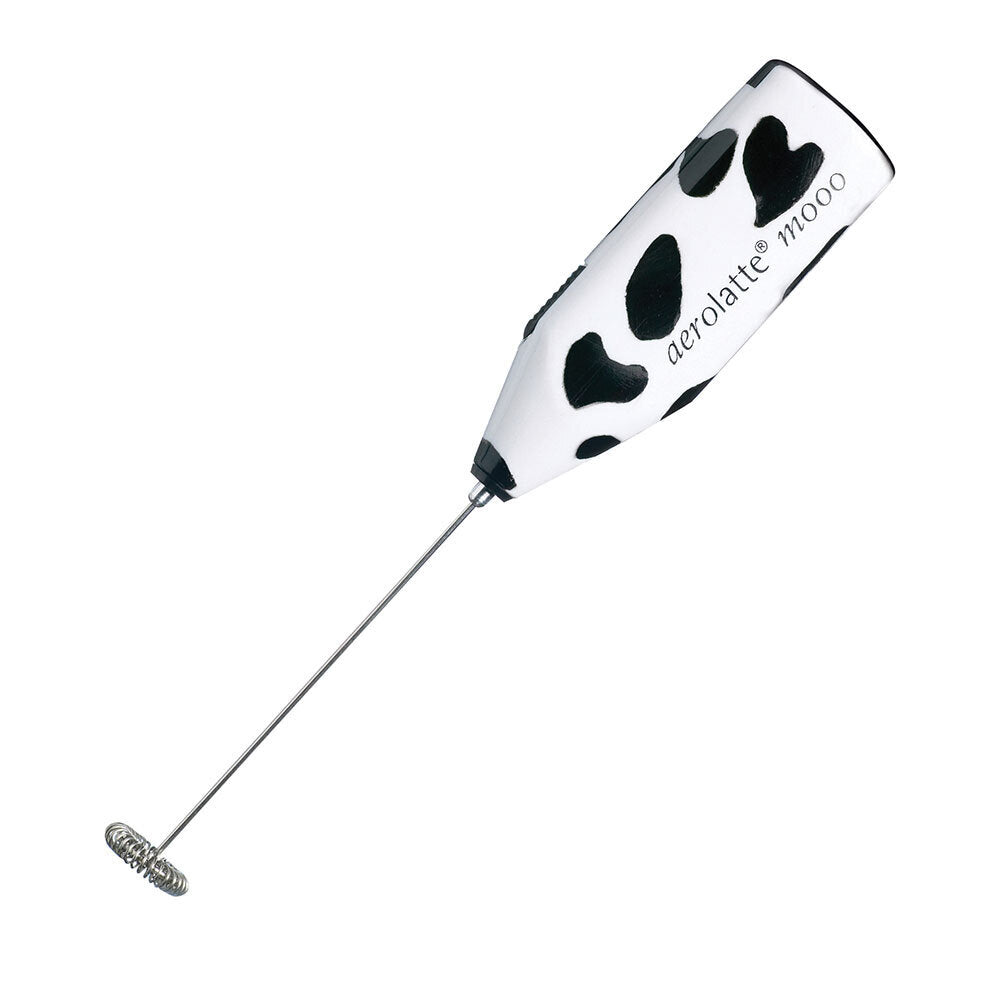 Aerolatte Mooo Steam-Free Milk Frother - Handheld Electric Whisk for Perfect Cappuccino, Latte & Hot Chocolate at Home or Office