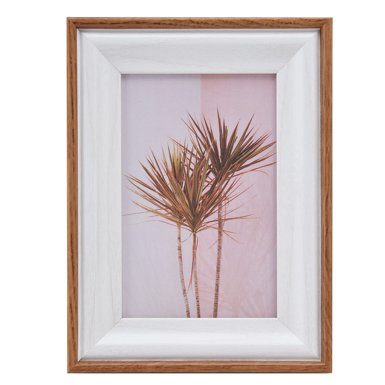 Modern Photo Frame - Cyrank Desk & Wall Frame for Pictures (19.6x14.5cm) - Home Decor & Living Room Display