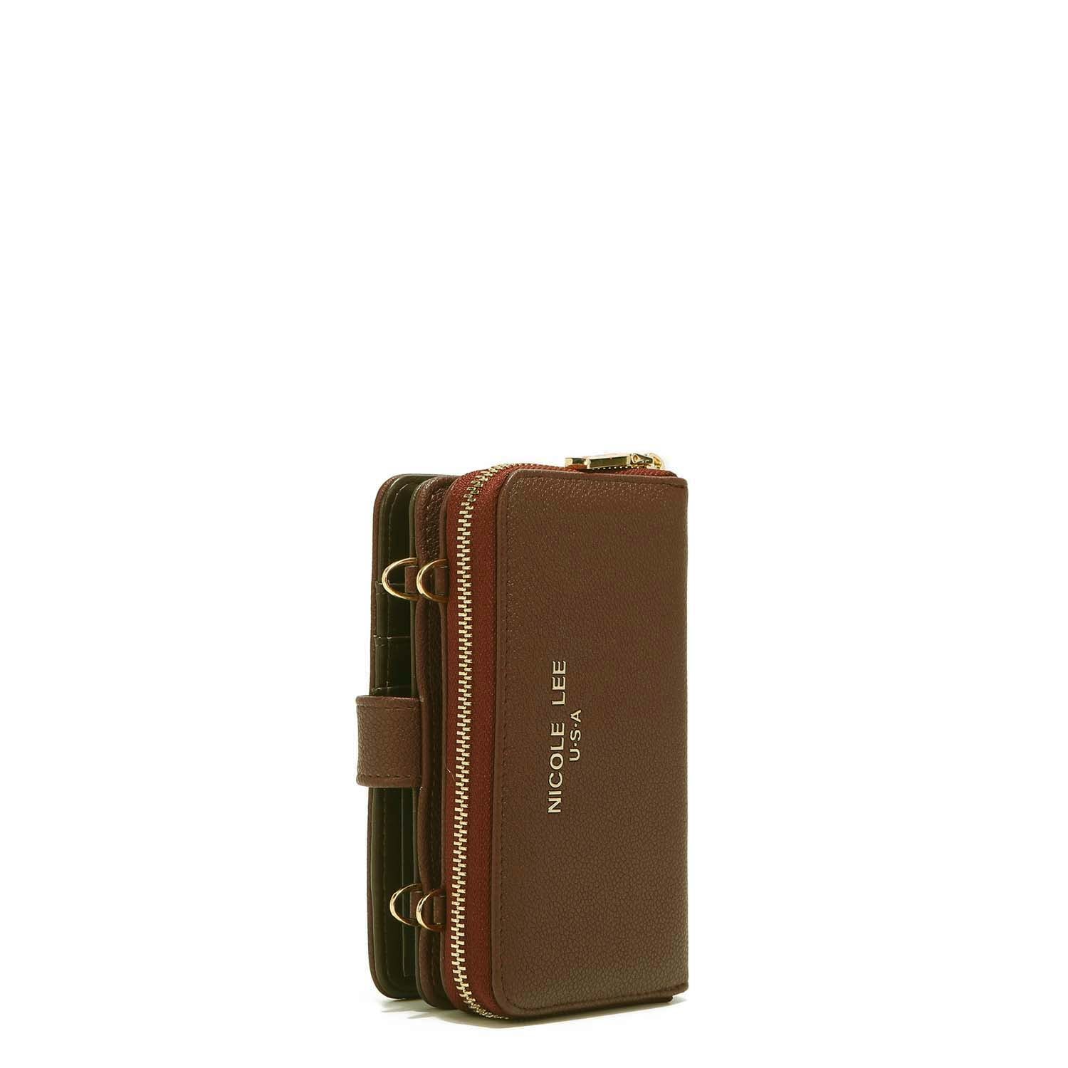 2-Piece Solid Phone Case with Crossbody Wallet - Stylish & Secure for iPhone & Samsung - Perfect for Travel, Shopping & Everyday Use
