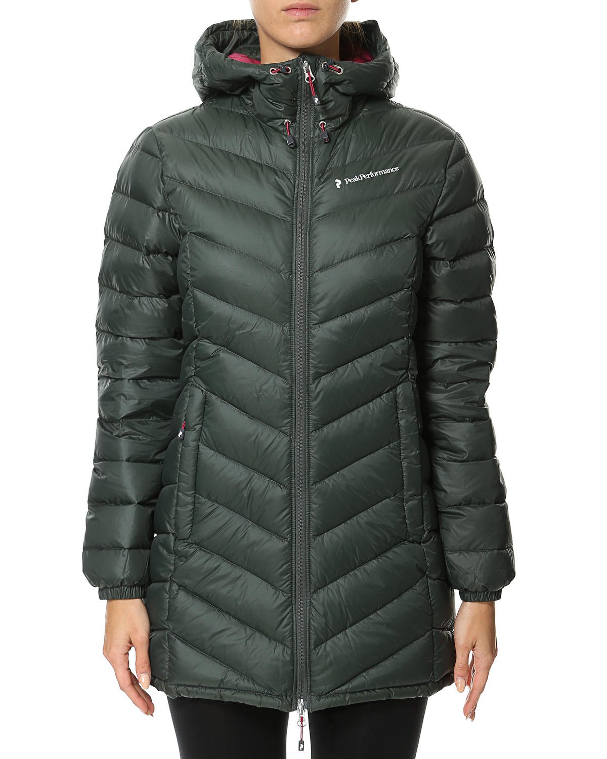 Peak Performance Women's Waterproof Winter Jacket - Large Size, Olive Green - Perfect for Hiking, Skiing & Outdoor Adventures